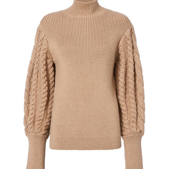 Caroline Constas Cable Knit Sweater 